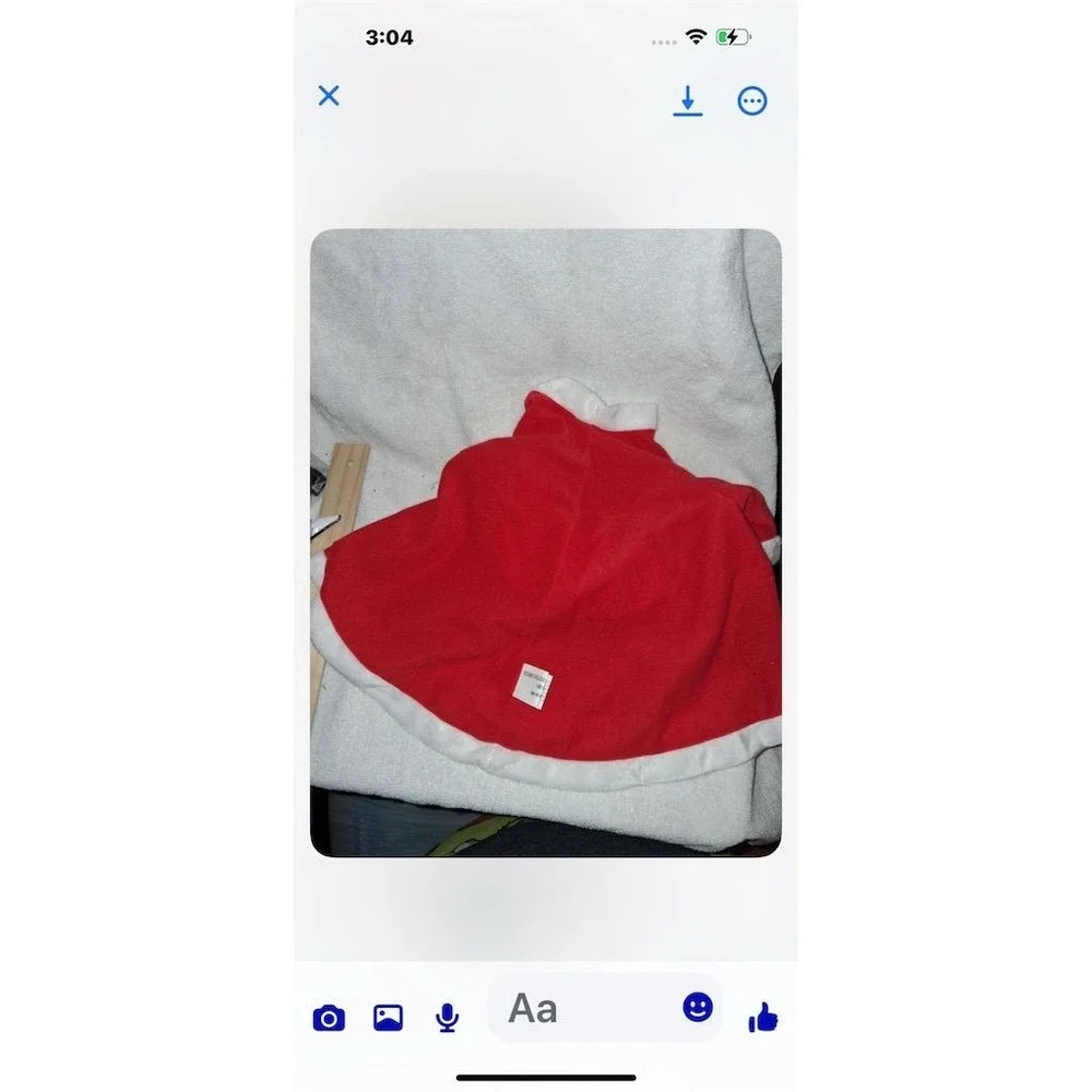 Doggie Design Festive Mrs. Claus Pet Costume with Hat Red‎ Christmas